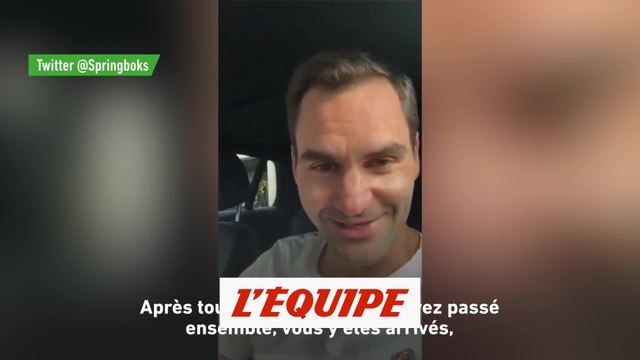 Roger Federer félicite les Springboks - Tennis - WTF