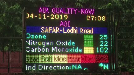 India smog: New Delhi hit by record pollution levels