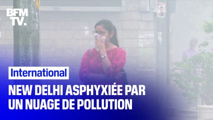 New Delhi est asphyxiée par un nuage de pollution