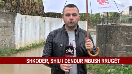 SHKODËR, SHIU I DENDUR MBUSH RRUGËT