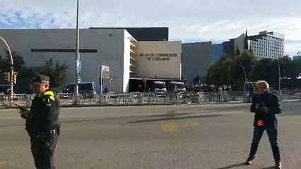 Protestas en Cataluña ante la visita de Felipe VI