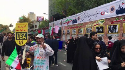 - İran’da ABD Büyükelçiliğinin işgalinin 40. yıl dönümü kutlandı