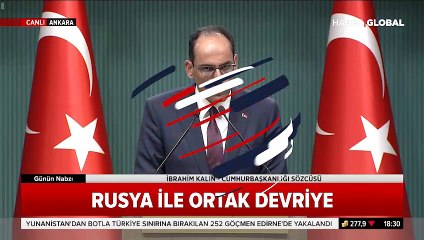 Kabine Toplantısı sonrası İbrahim Kalın'dan dikkat çeken açıklamalar