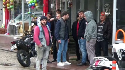 Kaza sonrası gözyaşlarını tutamadı
