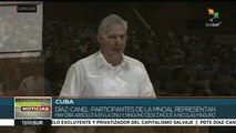 Felicita Díaz-Canel a Nicolás Maduro por su presidencia en MNOAL