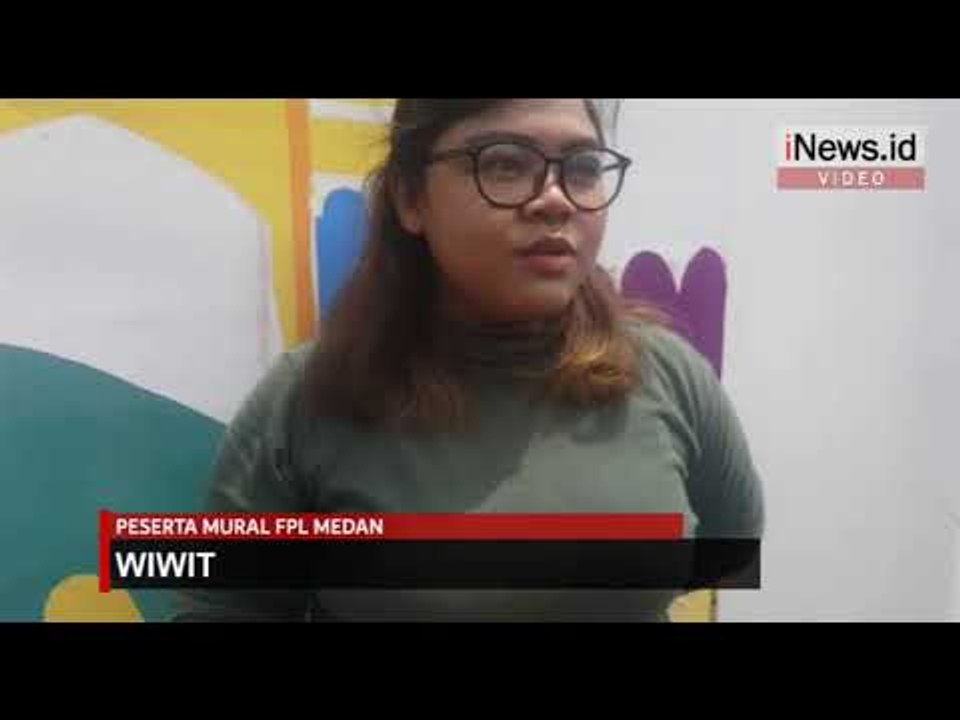 Seniman Medan Adu Kreativitas di Lomba Mural Festival Pesona Lokal