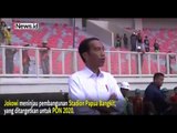 Jokowi Tinjau Pembangunan Stadion Papua Bangkit