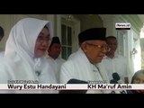 Pernyataan Ma'ruf Amin Sebelum Nyoblos ke TPS