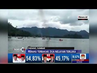 Perahu di Padang Terbakar, Penyelamatan 2 Nelayan Dramatis