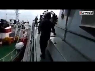 Detik-detik Kapal Coast Guard Vietnam Tabrak KRI Tjiptadi-381