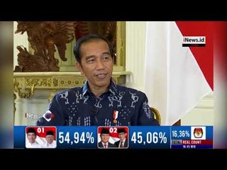 Presiden Jokowi (3): Kehendak Rakyat Sudah Ditentukan, Setop Istilah Cebong Kampret
