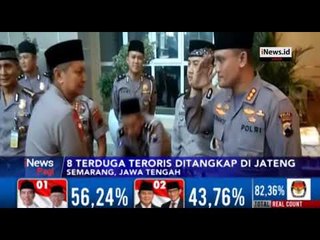 Densus 88 Tangkap 8 Terduga Teroris di Jawa Tengah