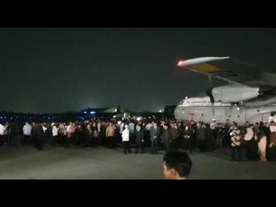 Detik-Detik Jenazah Ani Yudhoyono Tiba di Halim Perdanakusuma usai Diterbangkan dari Singapura
