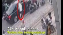 Viral Video Pengemudi BMW Todongkan Senjata Api