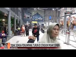 Penampakan Arus Balik di Stasiun Pasar Senen