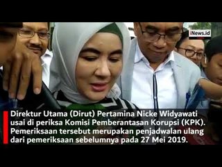 Video Dirut Pertamina Nicke Widyanti Usai Diperiksa KPK terkait Kasus PLTU Riau-1