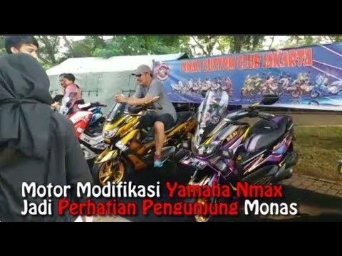 Video Motor Modifikasi Yamaha Nmax Jadi Perhatian Pengunjung Monas