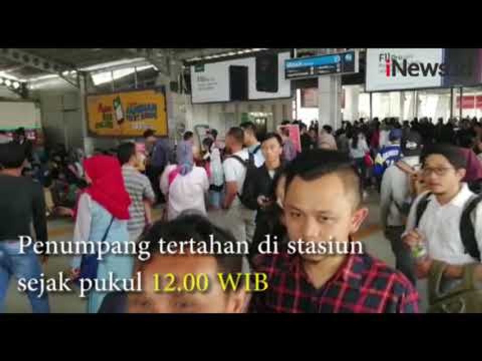 Terjadi Penumpukan Penumpang di Stasiun Bogor akibat Listrik Mati
