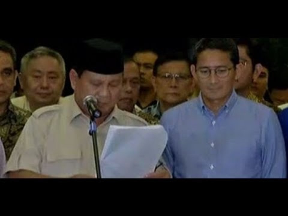 Video Pernyataan Prabowo Hormati Putusan MK