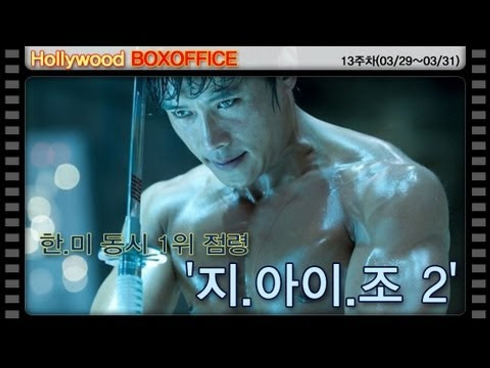 [13주차 북미박스오피스] 한.미 동시 1위 점령 '지.아이.조 2'