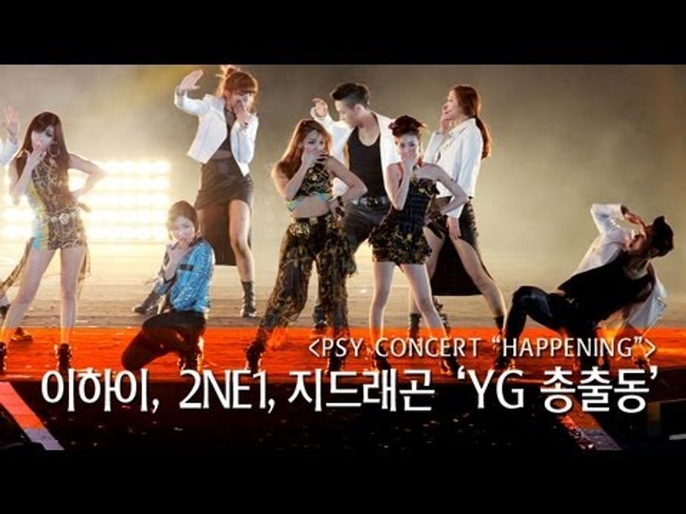 EN : 싸이 콘서트, 이하이-2NE1-지드래곤 'YG 총출동' 무대
