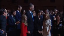 La Familia Real es ovacionada a su llegada a los Premios Princesa de Girona