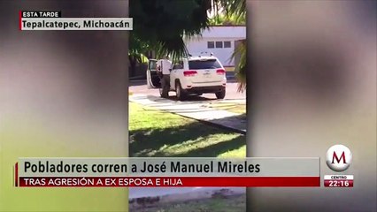 Corren a Manuel Mireles de Tepalcatepec tras agresión a ex esposa e hija
