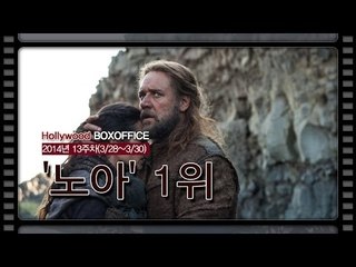 [북미박스오피스] '노아' 1위