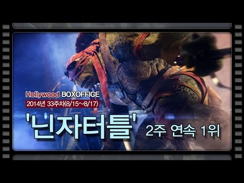 [북미박스오피스] 최강 액션배우들이 모인 '익스펜더블 3' 힘도 못쓰고...'닌자터틀' 2주 연속 1위