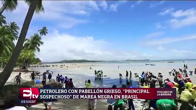 Desastre ambiental en Brasil por derrame petrolero