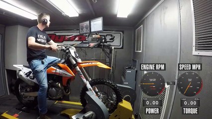 Скачать видео: 2020 KTM 450 SX-F Dyno