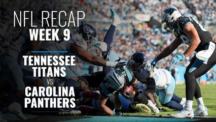 Week 9: Panthers beat Titans
