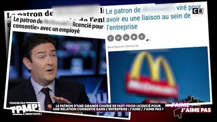 Une grande chaîne de fast-food licencie son patron pour une relation consentie dans l'entreprise