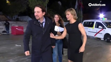 Pablo Iglesias llega al debate a cinco