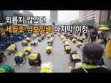 [NocutView] 외롭지 않았던 세월호 삼보일배 마지막 여정