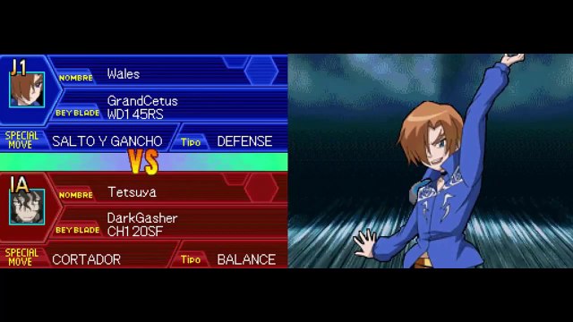 Beyblade Metal Masters NDS - Modo Arcade con Wales #MetalFight #Grand_Cetus #RJ_Anda