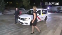 Iglesias llega en taxi al debate