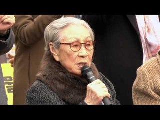 '위안부'피해자 "대통령으로 시끄러운 나라, 물러나라"