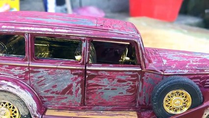 Restoration Toy Car - Cadillac 1940 classic car (model)