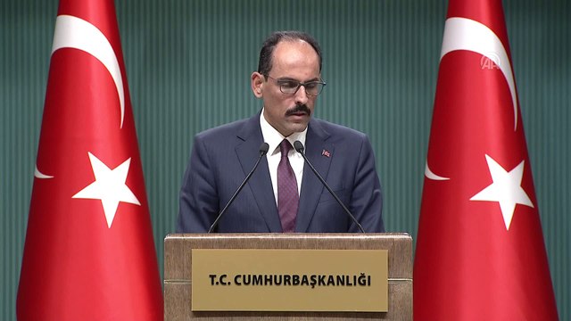 Kalın: '(Bülent Arınç’ın KHK açıklaması) Kendi şahsi görüşleridir' - ANKARA