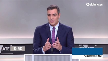 Minuto inicial de Pedro Sánchez