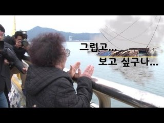 미수습 세월호 교사 모친 "차가운 물에서 어서 나오렴"