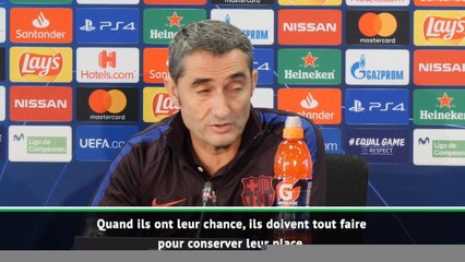 Groupe F - Valverde : ''Dembélé doit se battre pour avoir sa place''