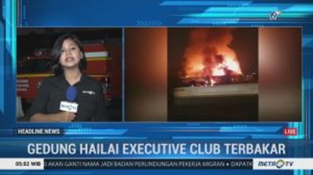 Gedung Hailai di Ancol Terbakar Diduga Akibat Percikan Api
