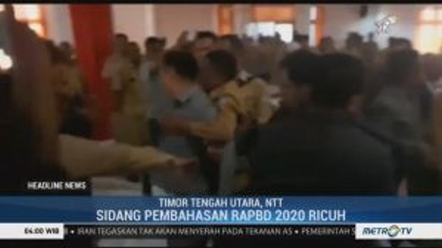 Bupati Raymundus Nyaris Adu Jotos dengan Anggota DPRD saat Sidang RAPBD TTU 2020