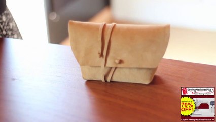 How to make toiletry bag at home