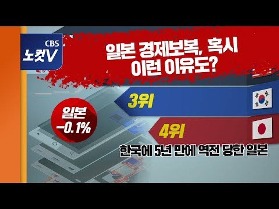 일본의 경제보복, 혹시 이런 이유도...?