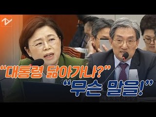 마지막까지 고성 오간 국감장···김정재 “대통령 닮아가나?”, 노영민 “무슨 말을”