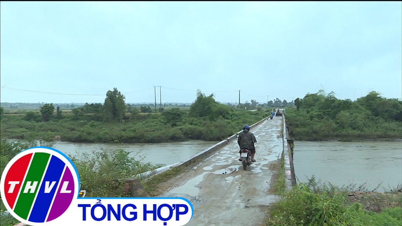 Cầu thủy lợi bắc qua sông gây nguy hiểm cho người tham gia giao thông tại Gia Lai