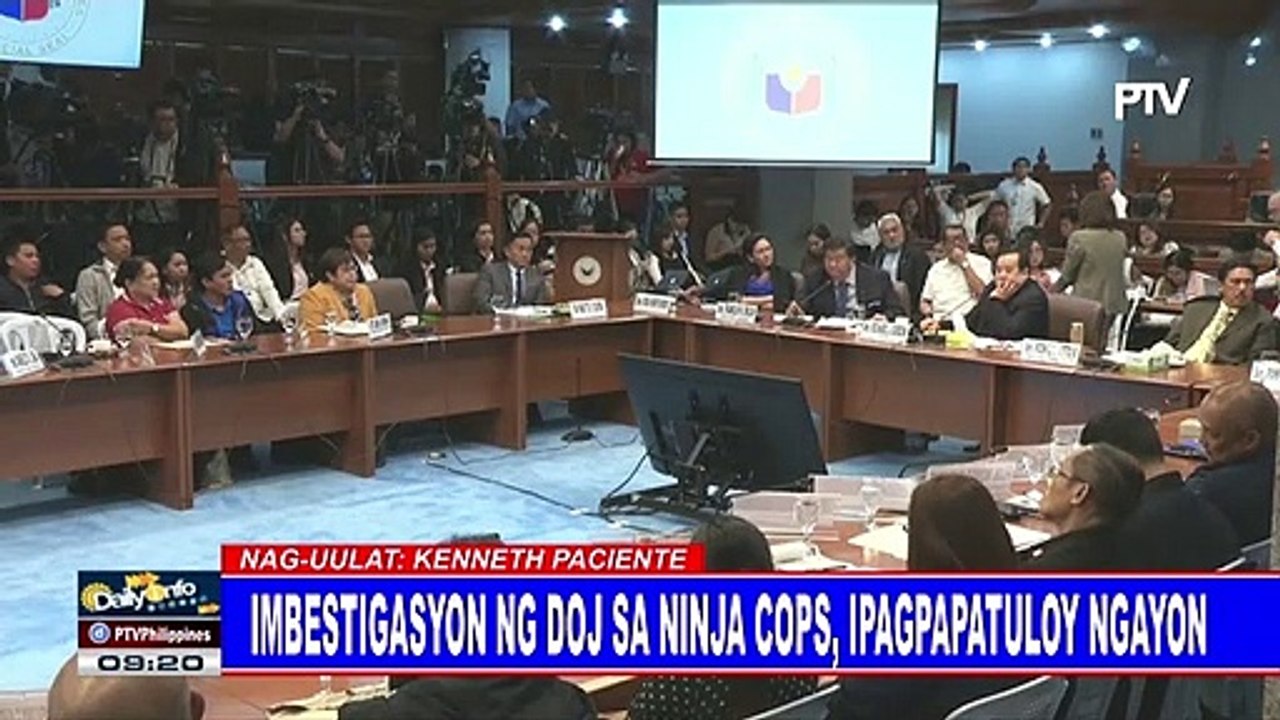 Imbestigasyon ng DOJ sa ninja cops, ipagpapatuloy ngayon
